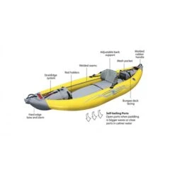 Advanced Elements StraitEdge Kayak 1er Kajak Luftboot Gelb -Paddel Verkauf advanced elements straitedge kayak 1er kajak luftboot gelb 2