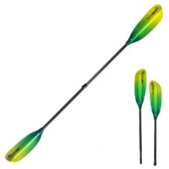 ExtaSea Pro Tour Carbon Vario Doppelpaddel | 230-240cm | 2-teilig | Lime-yellow