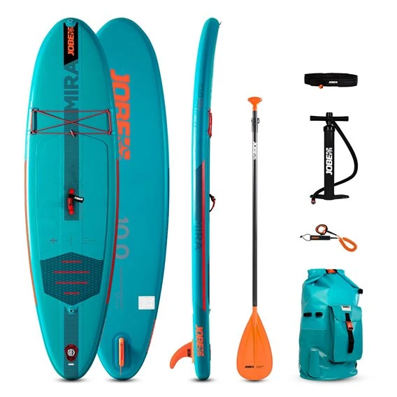 Jobe Mira 10.0 SUP Set Aufblasbares Stand Up Paddle Board 1 Jobe Mira 10.0 SUP Set Aufblasbares Stand Up Paddle Board