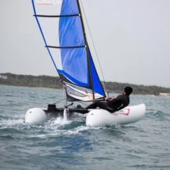 MiniCat 420 Evoque Aufblasbarer Katamaran Segelboot -Paddel Verkauf minicat 420 evoque aufblasbarer katamaran segelboot 2