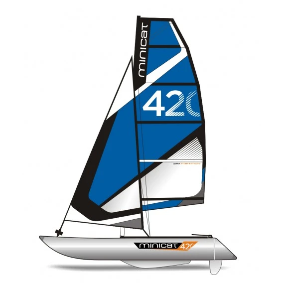 MiniCat 420 Instinct Aufblasbarer Katamaran Segelboot 4 MiniCat 420 Instinct Aufblasbarer Katamaran Segelboot – Bild 4