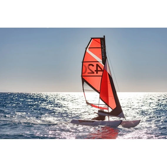 MiniCat 420 Instinct Aufblasbarer Katamaran Segelboot 1 MiniCat 420 Instinct Aufblasbarer Katamaran Segelboot