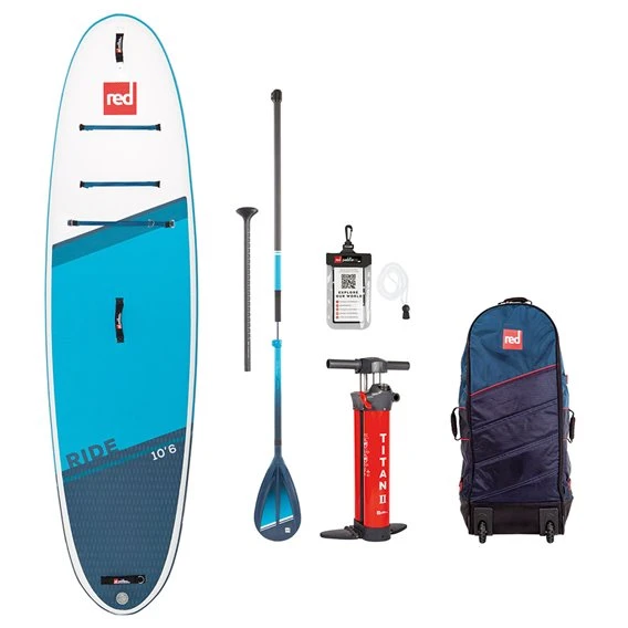 Red Paddle Ride 10.6 SUP Komplett Set Stand Up Paddle Board Mit Paddel 1 Red Paddle Ride 10.6 SUP Komplett Set Stand Up Paddle Board Mit Paddel